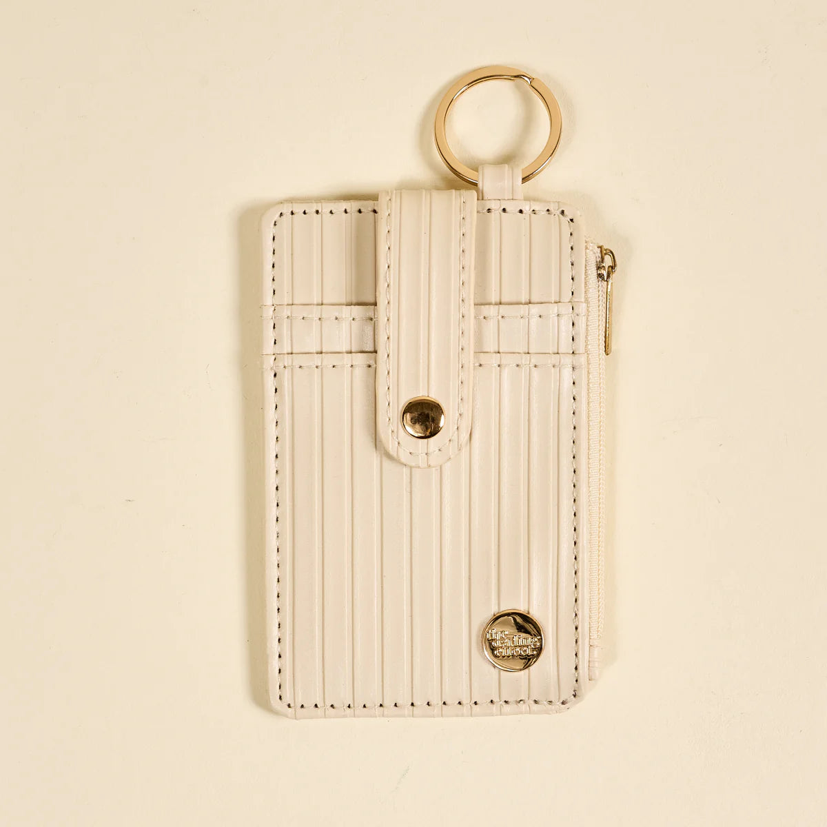 The Darling Effect: Keychain Wallet - Ripple Ridge Oat