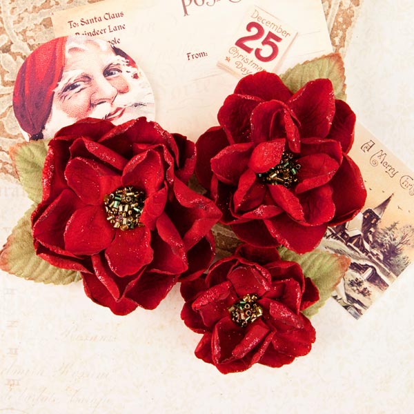 A Victorian Christmas Collection Flowers - Peace and Holly