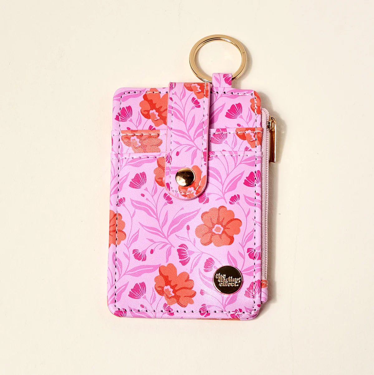 The Darling Effect: Keychain Wallet - Petals Hot Pink