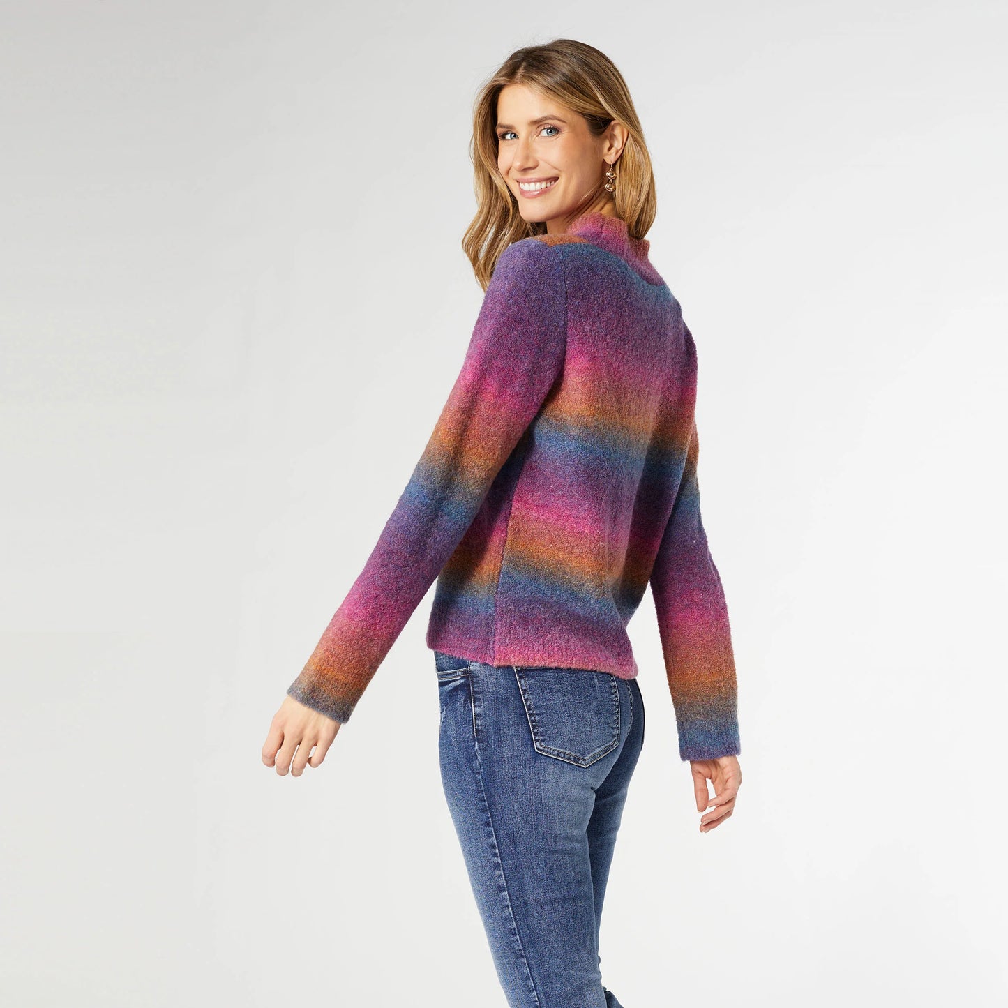 Rachel Fuzzy Ombre Sweater