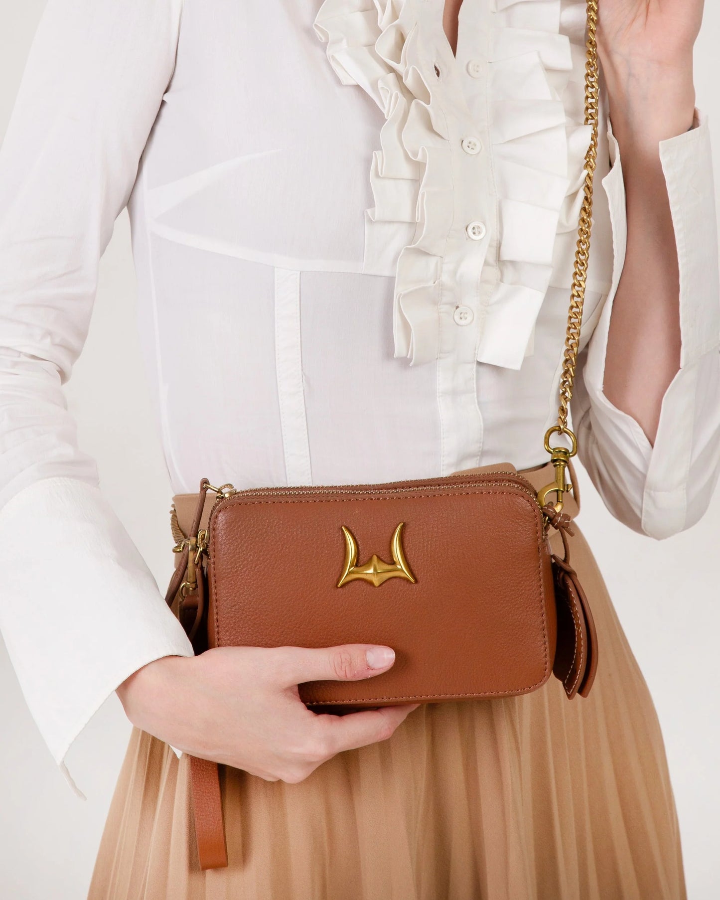 Loyal West Luxury Handbags: Shell Mini Purse