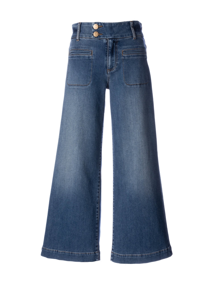 KUT from the Kloth Meg High Rise Patch Wide Leg