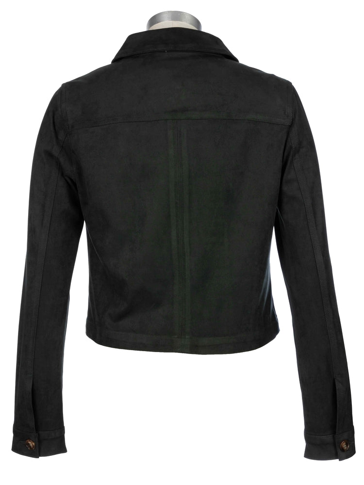 KUT from the Kloth -Matilda Crop Trucker Jacket with Patch Pockets