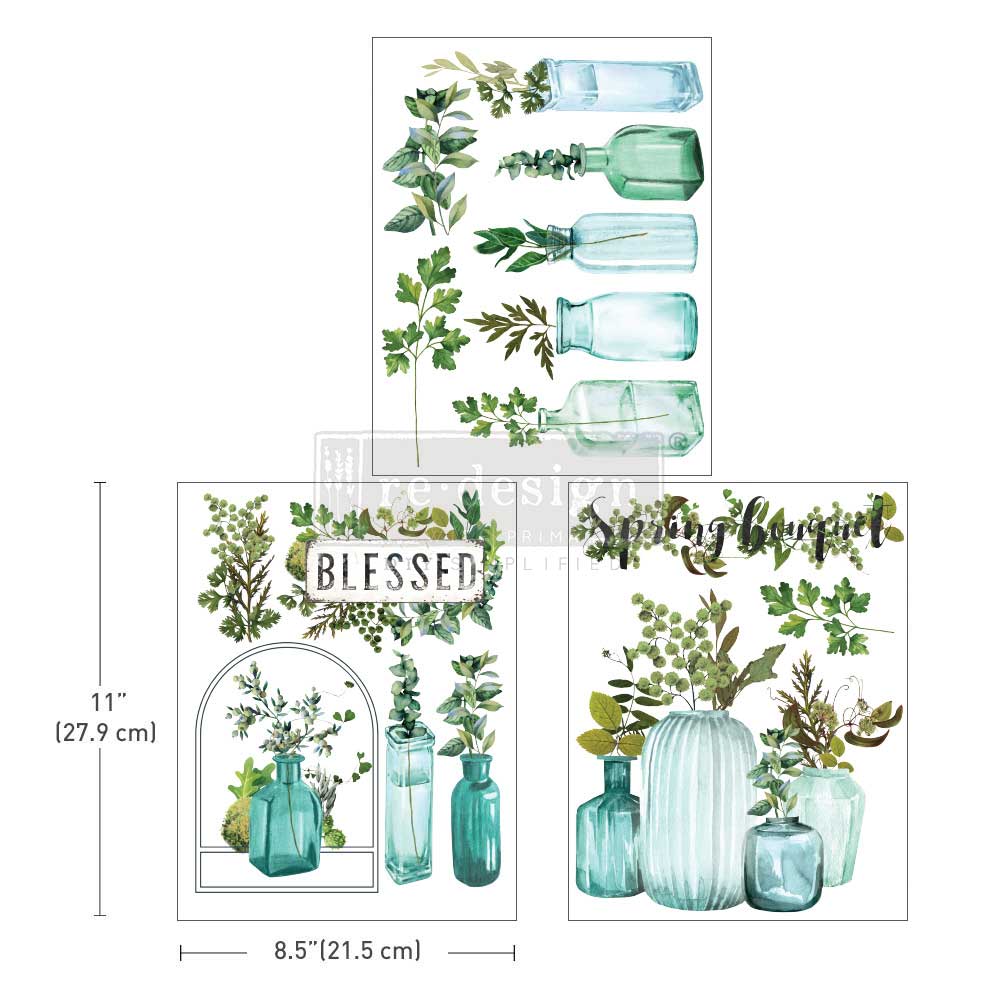 Middy Decor Transfer - Vintage Greenhouse