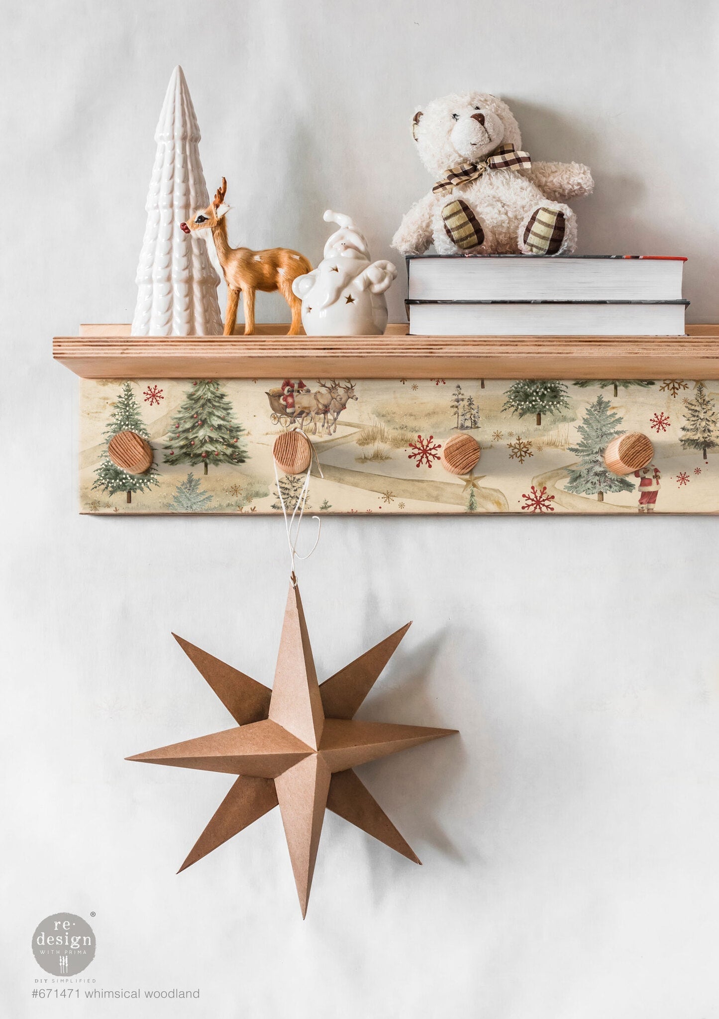 reDesign with Prima A3 Decoupage Fiber Pack - Whimsical Woodland