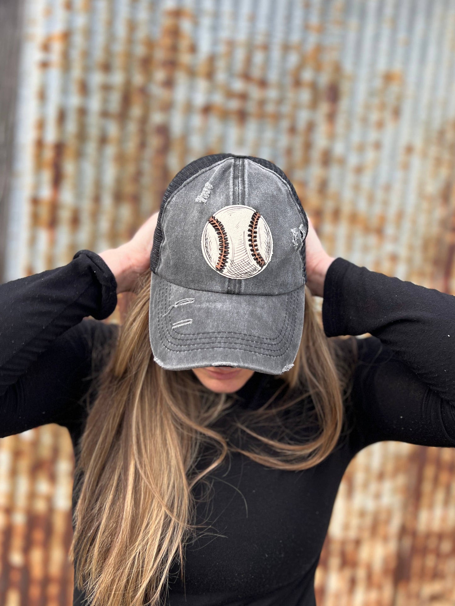 Baseball Black Baseball Cap