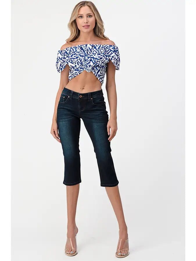 Grace LA Denim Capri