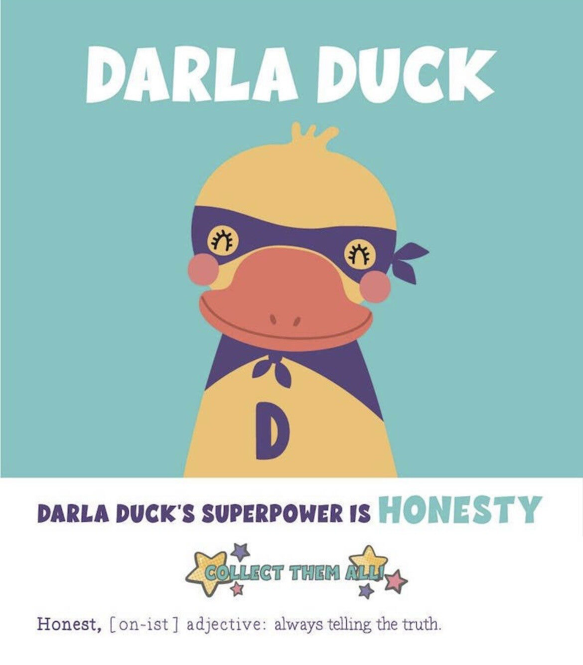 Kid's Paint by Numbers Kit - Darla Duck