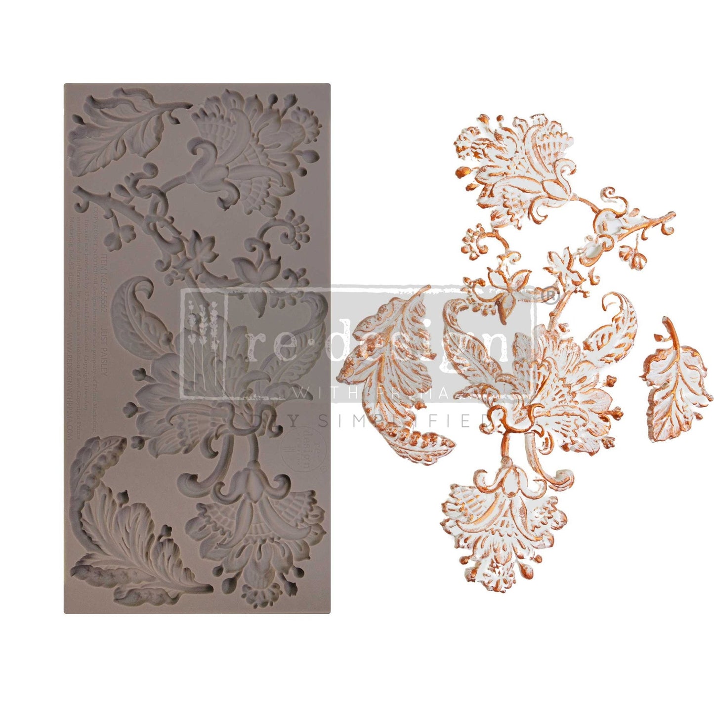 reDesign with Prima Décor Mould - Just Paisley