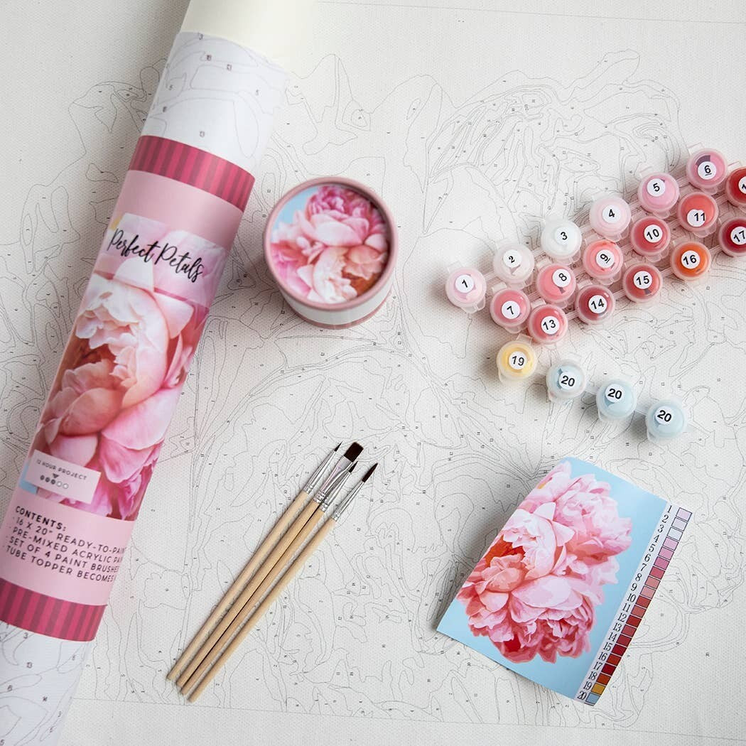 Pink Picasso Paint by Numbers Kit - Perfect Petals