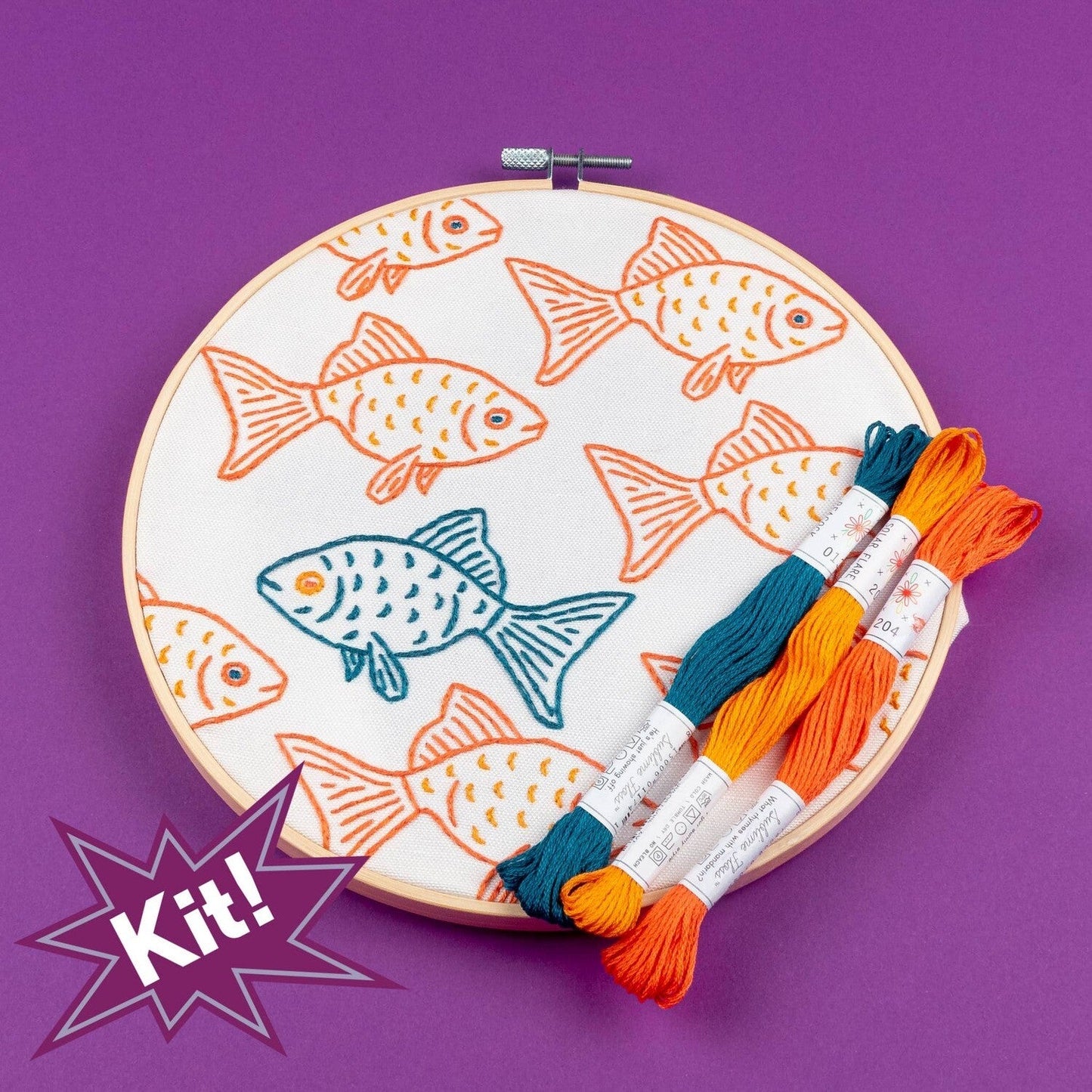 Happy Misfit 8" Embroidery Kit
