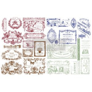 reDesign with Prima H2O Transfers - Just Labels