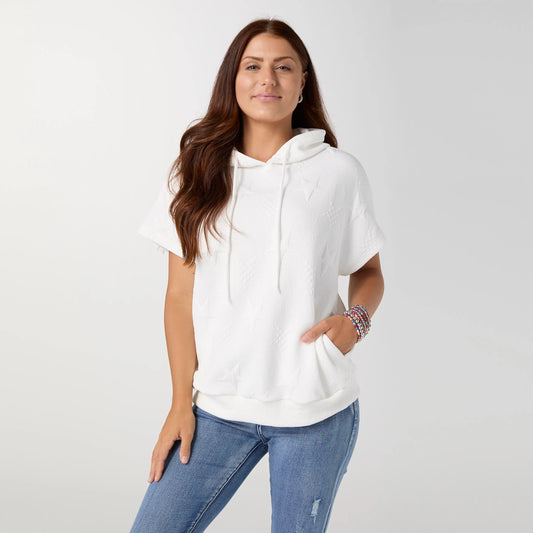 Arianna Short Sleeve Hoodie