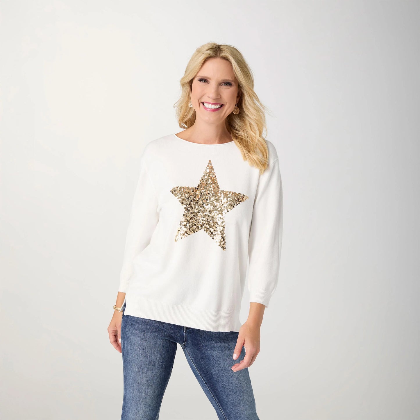 Heavenly Luxe Star Sweater