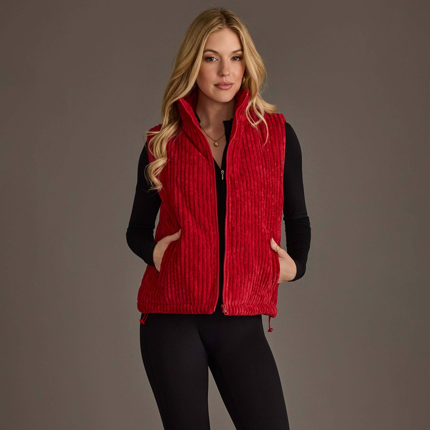 Red Corduroy Vest