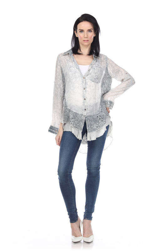 Embroidered Pocket Tunic
