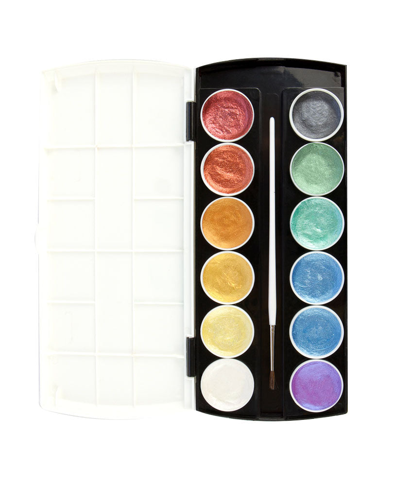 Art Philosophy Metallic Accents Watercolors