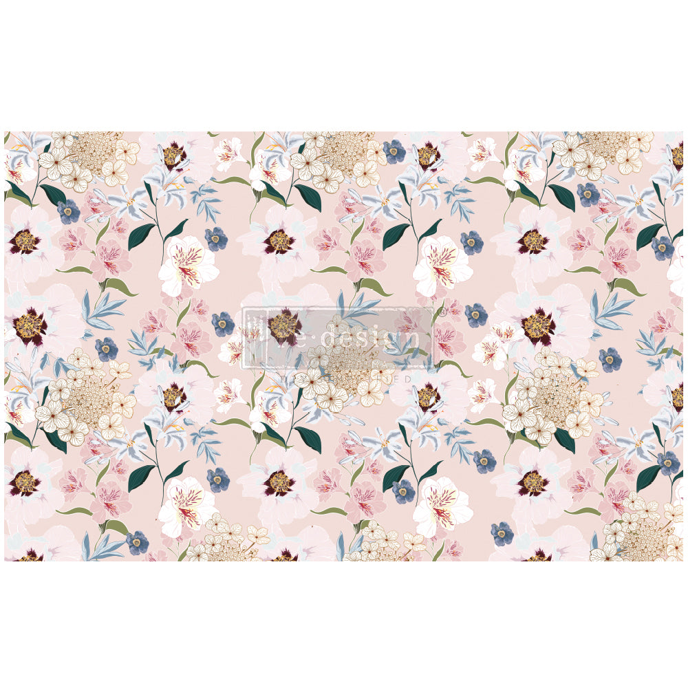 reDesign with Prima Decor Tissue Paper - Blush Floral