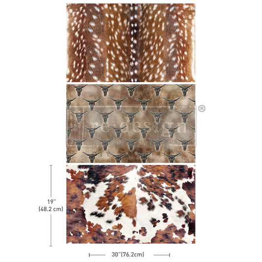 reDesign with Prima Decoupage Decor Tissue Paper PACK - Ranch Roamers