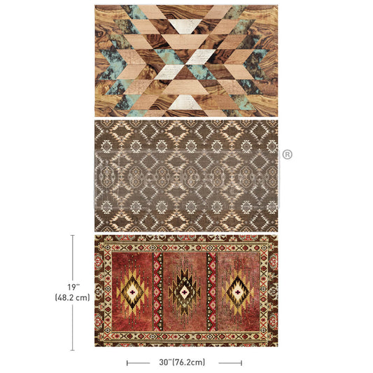 reDesign with Prima Decoupage Decor Tissue Paper PACK - Western Whimsy
