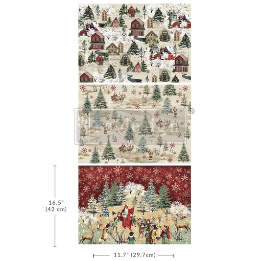 reDesign with Prima A3 Decoupage Fiber Pack - Whimsical Woodland