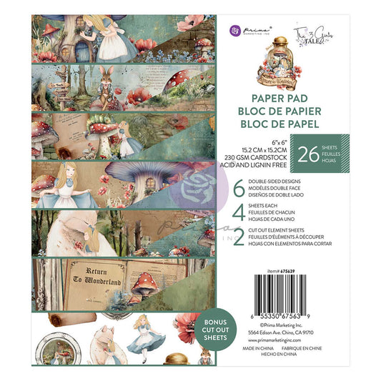 Return To Wonderland Collection 6x6 Paper Pad