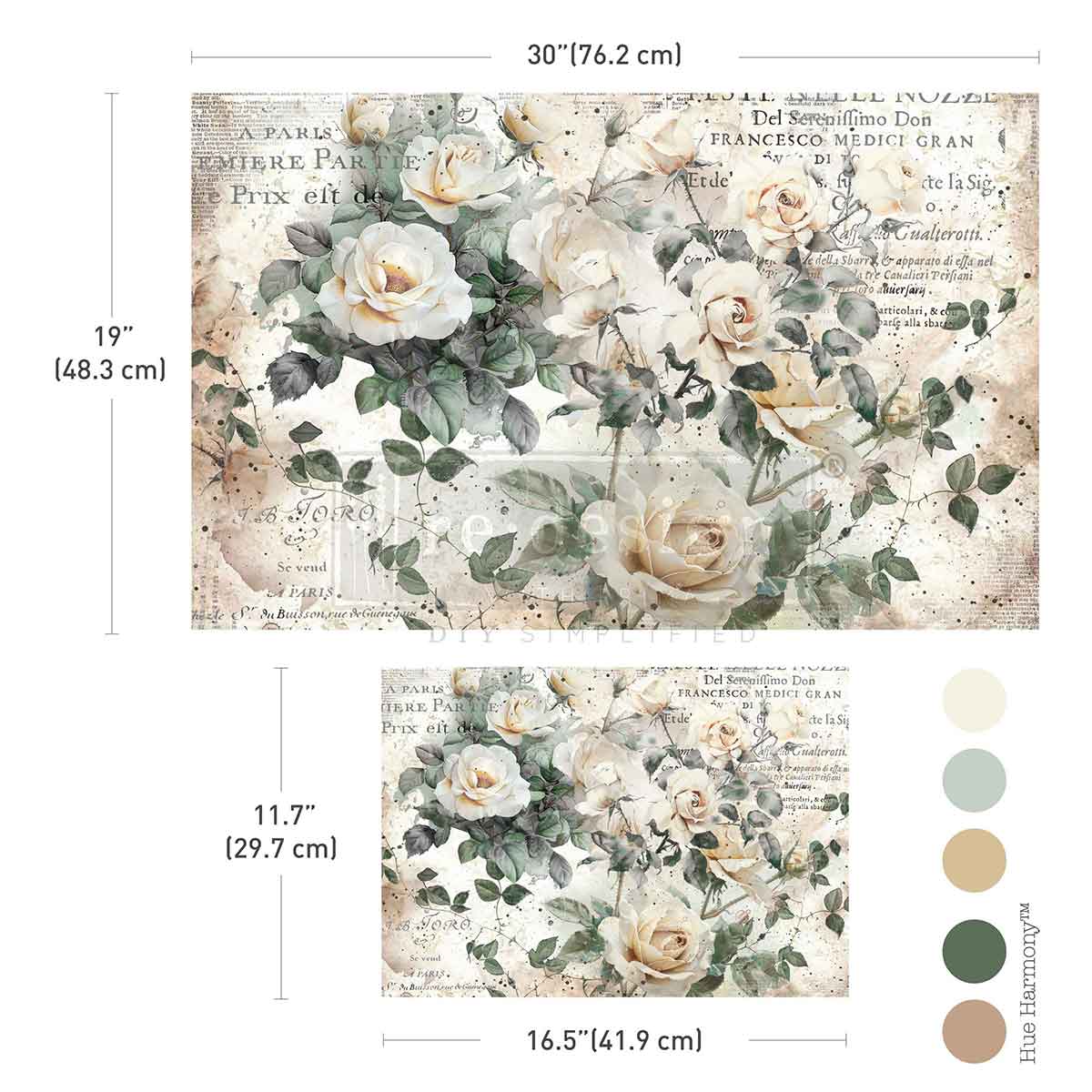 Double Delight Decoupage Fiber Paper Set - My Garden Whimsy