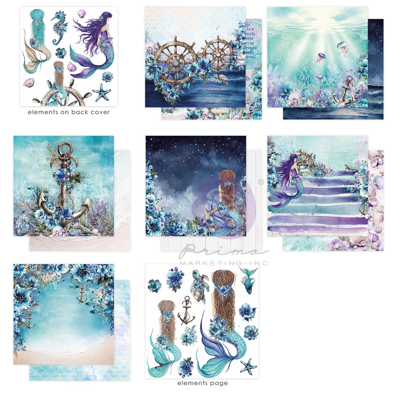 A Mermaid's Tale Collection 12x12 Paper Pad