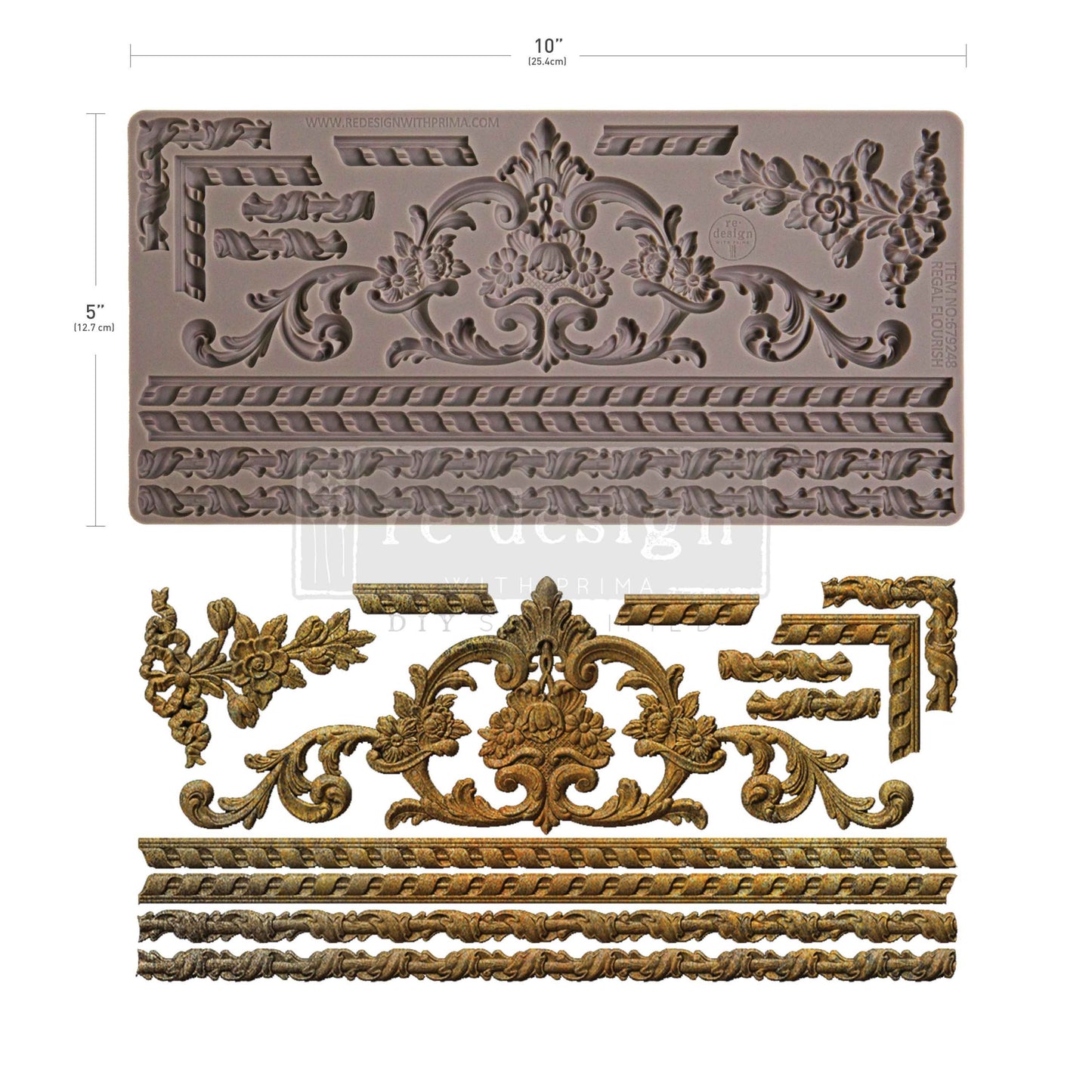 reDesign with Prima Decor Moulds® - Regal Flourish