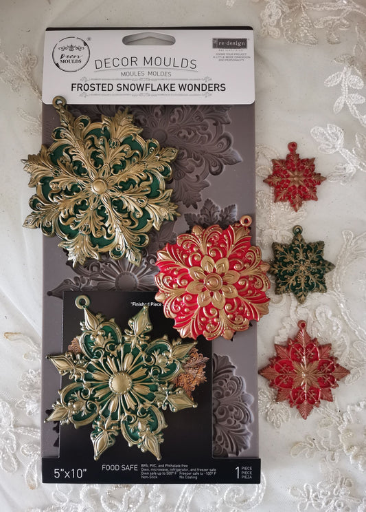 reDesign with Prima Decor Moulds® - Frosted Snowflake Wonders