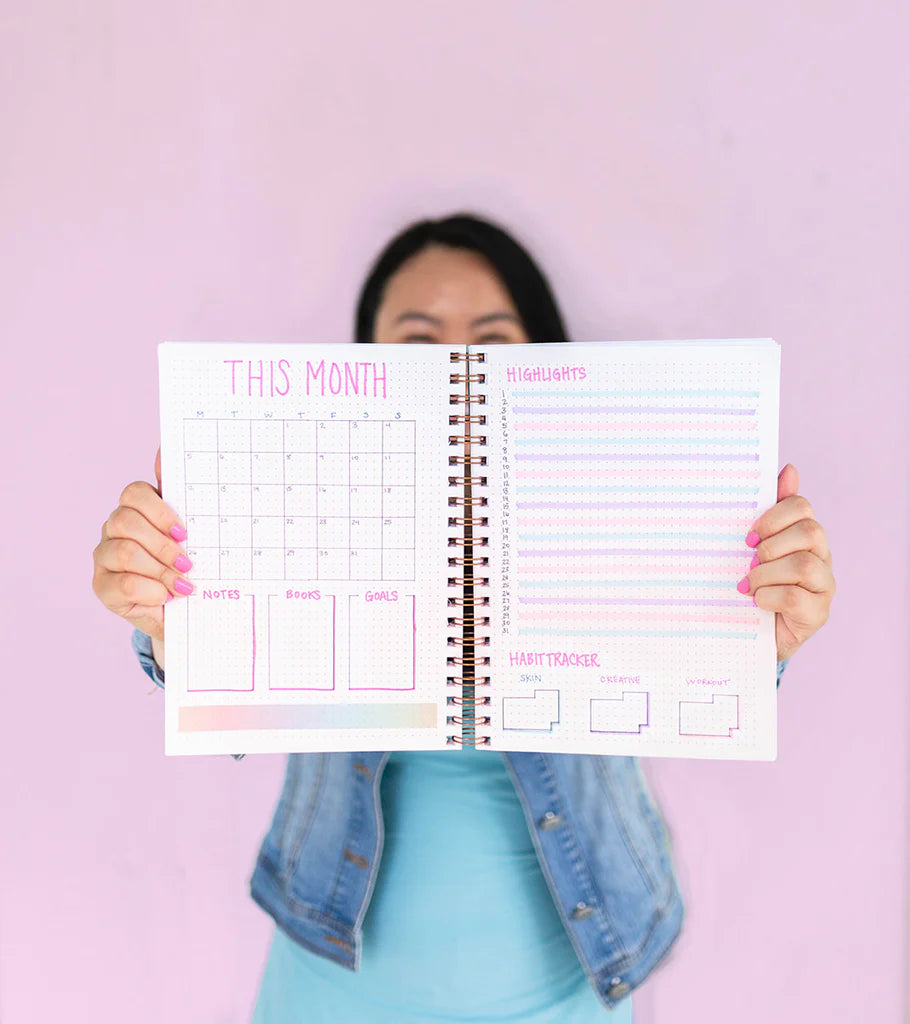 Cotton Candy Bullet Journal