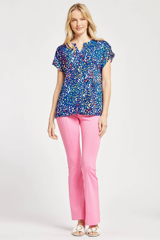 Lizzy Dolman Short Sleeve Wrinkle Free