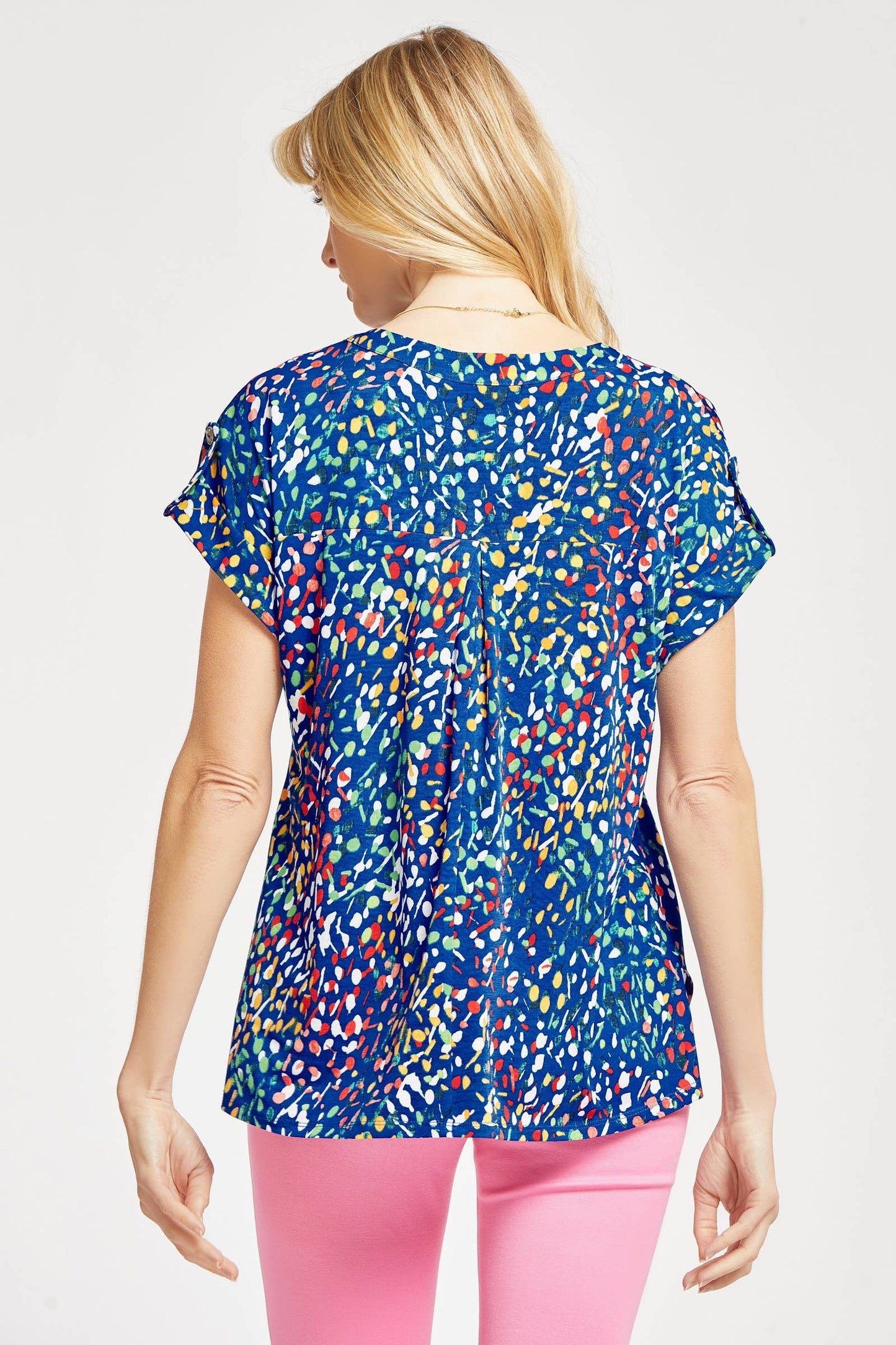Lizzy Dolman Short Sleeve Wrinkle Free