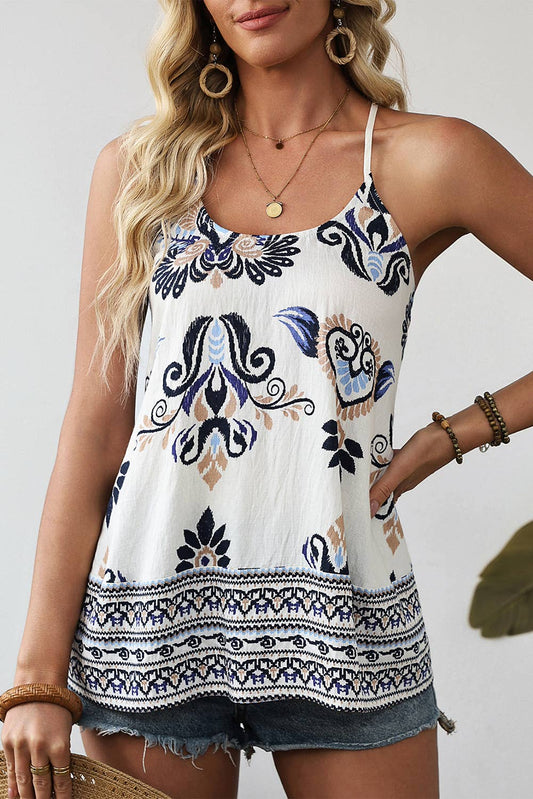 Bohemian Print Loose Tank