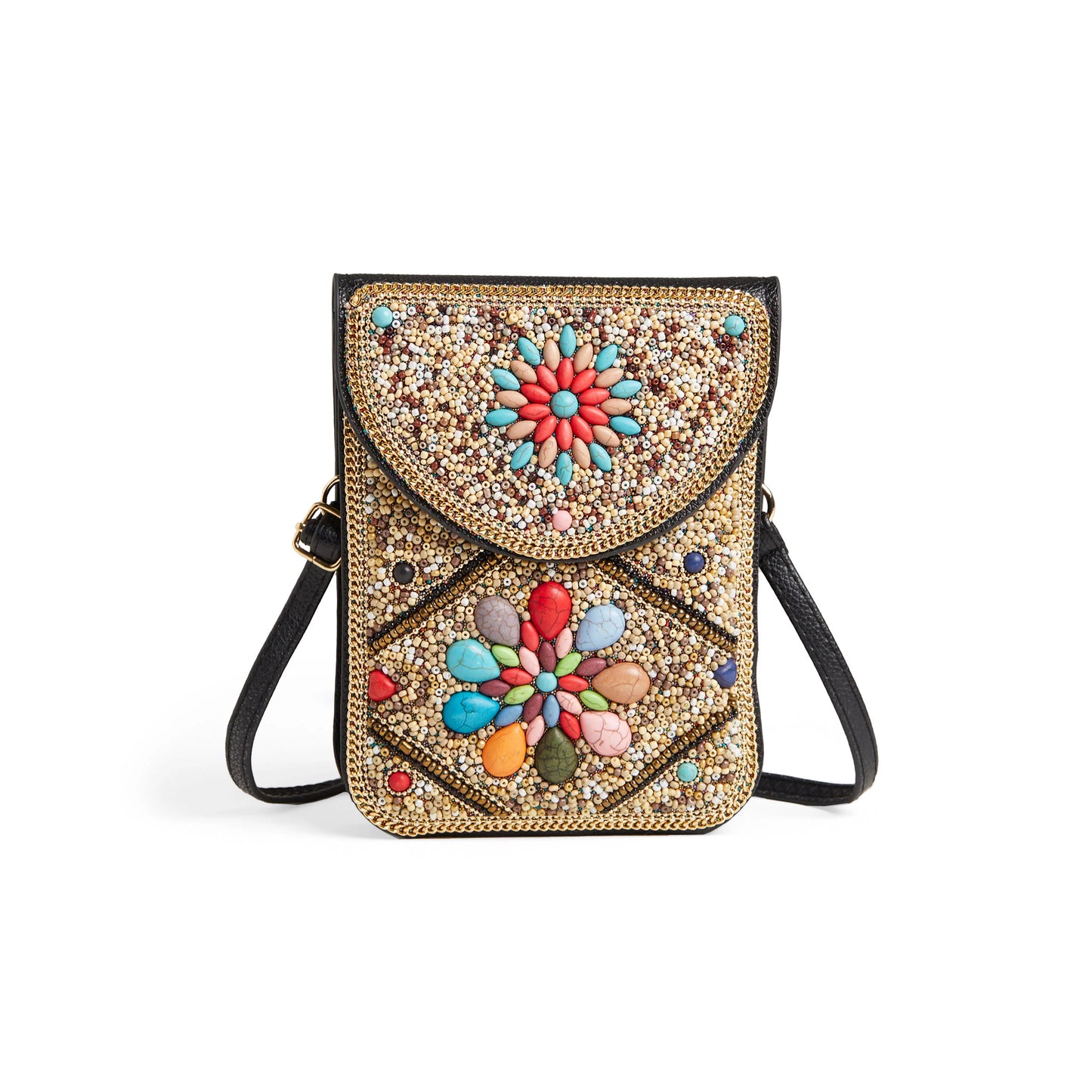 Artisan Beaded Crossbody