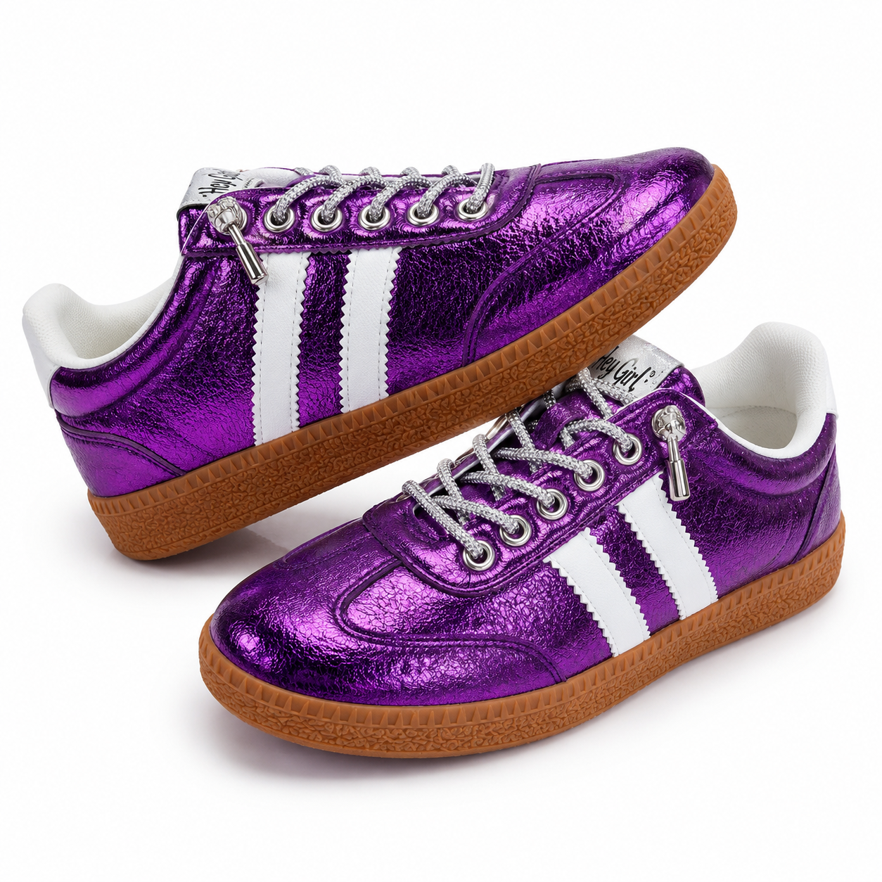 Corky's Footwear Heads Up - Purple Metallic
