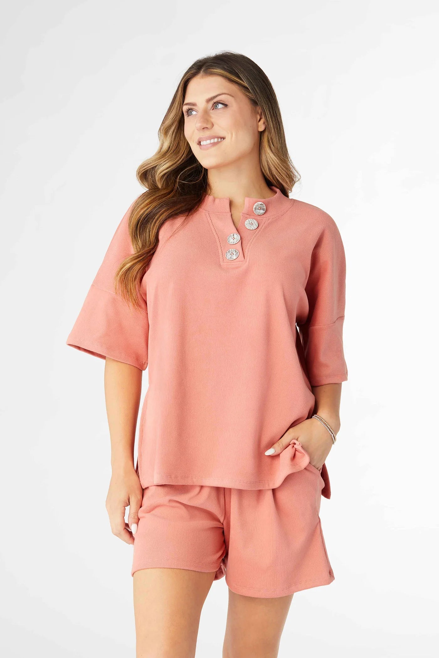 Weekend Brushed Pocket Shorts Set