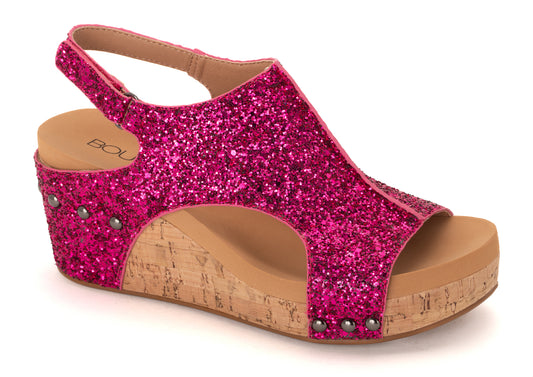 Corky's Footwear Carley - Fuchsia Glitter