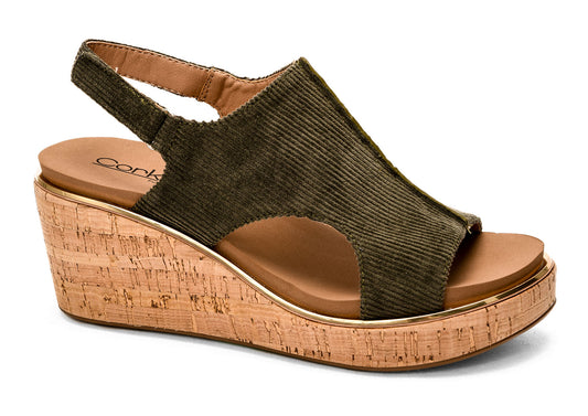 Corky's Footwear Carley - Khaki Corduroy