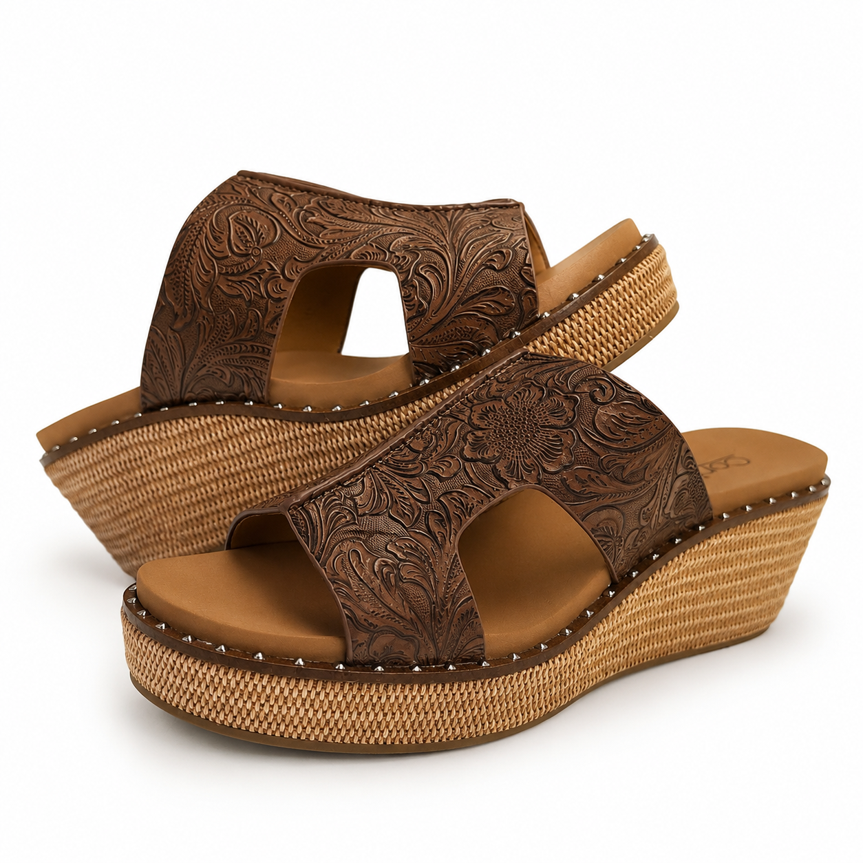 Corky's Footwear Kiss N Tell - Chocolate Embossed Floral