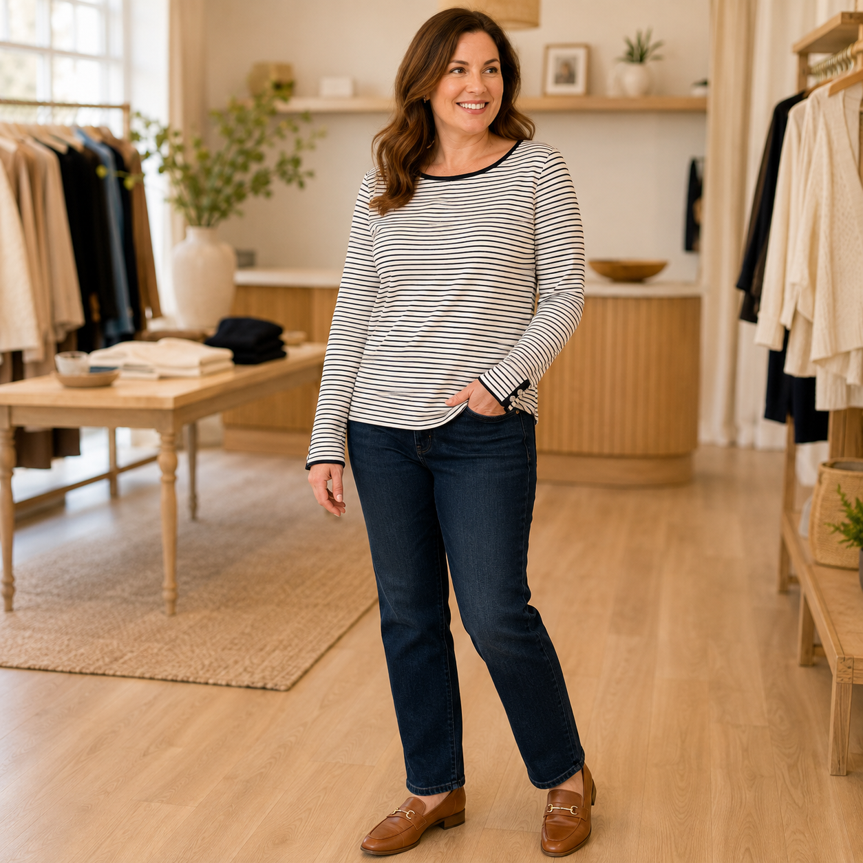 Coastal Classic Striped Top
