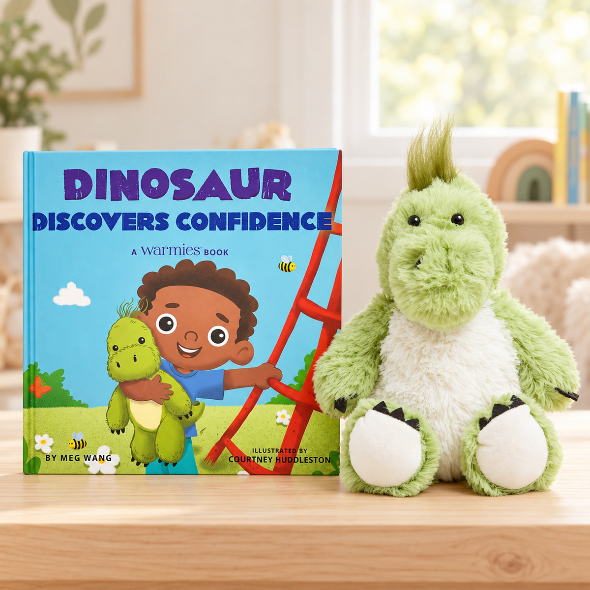 Warmies Gift Set: Dinosaur Discovers Confidence
