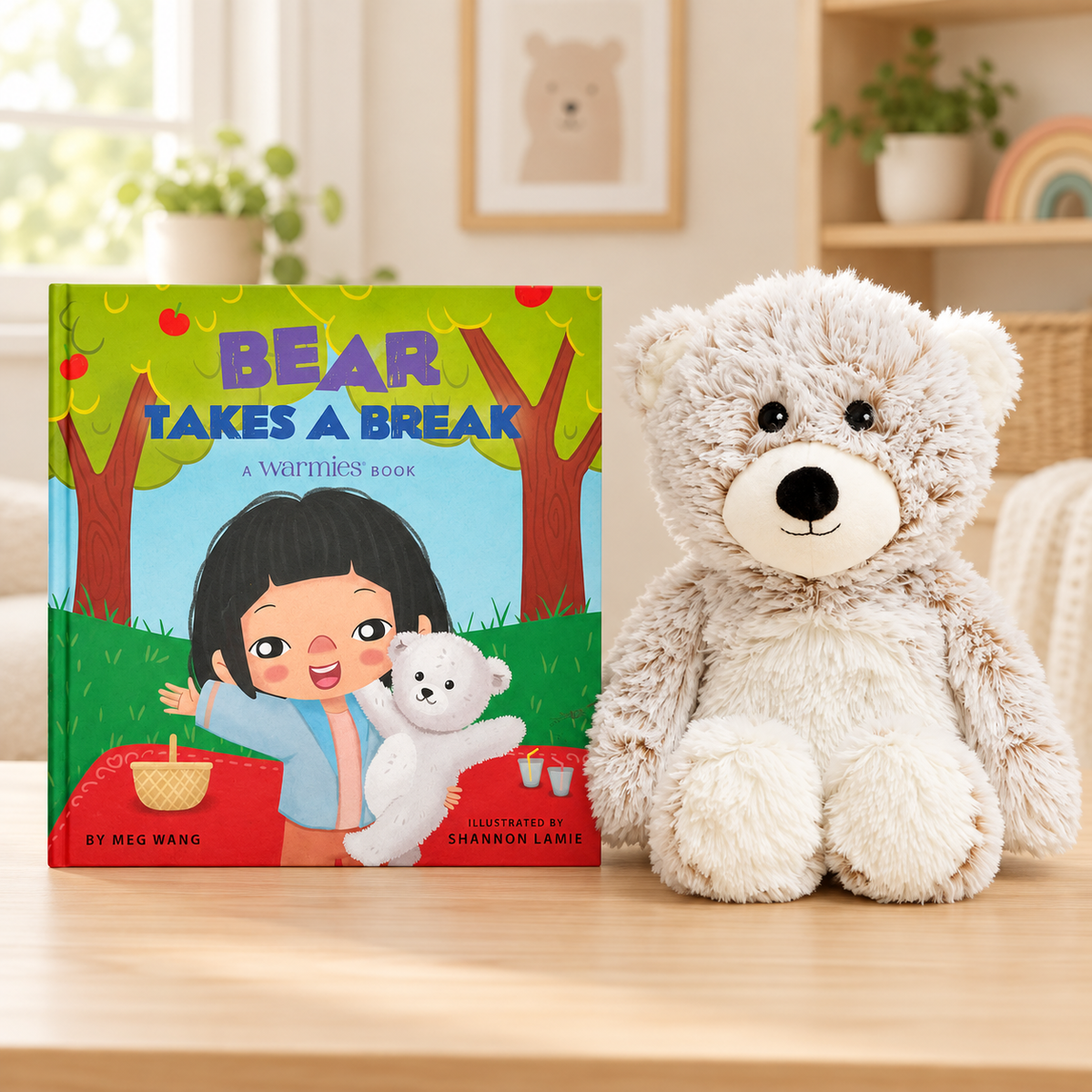 Warmies Gift Set: Bear Takes a Break