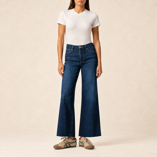KUT from the Kloth Meg Wide Leg - Innoxious Dark Wash