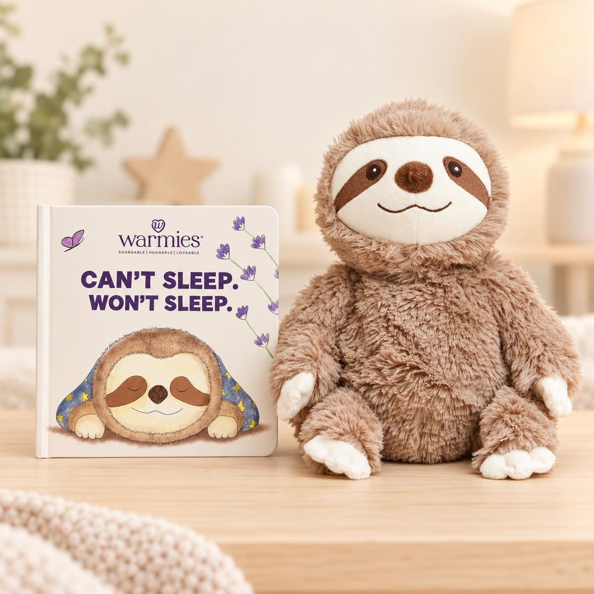 Warmies Gift Set: Can't Sleep, Won't Sleep