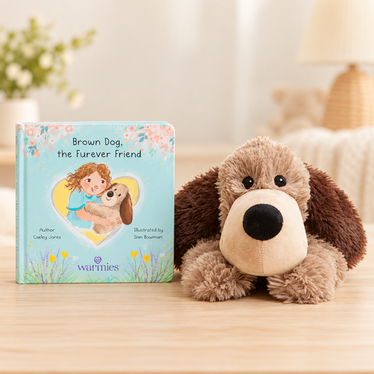 Warmies Gift Set: Brown Dog, the Furever Friend
