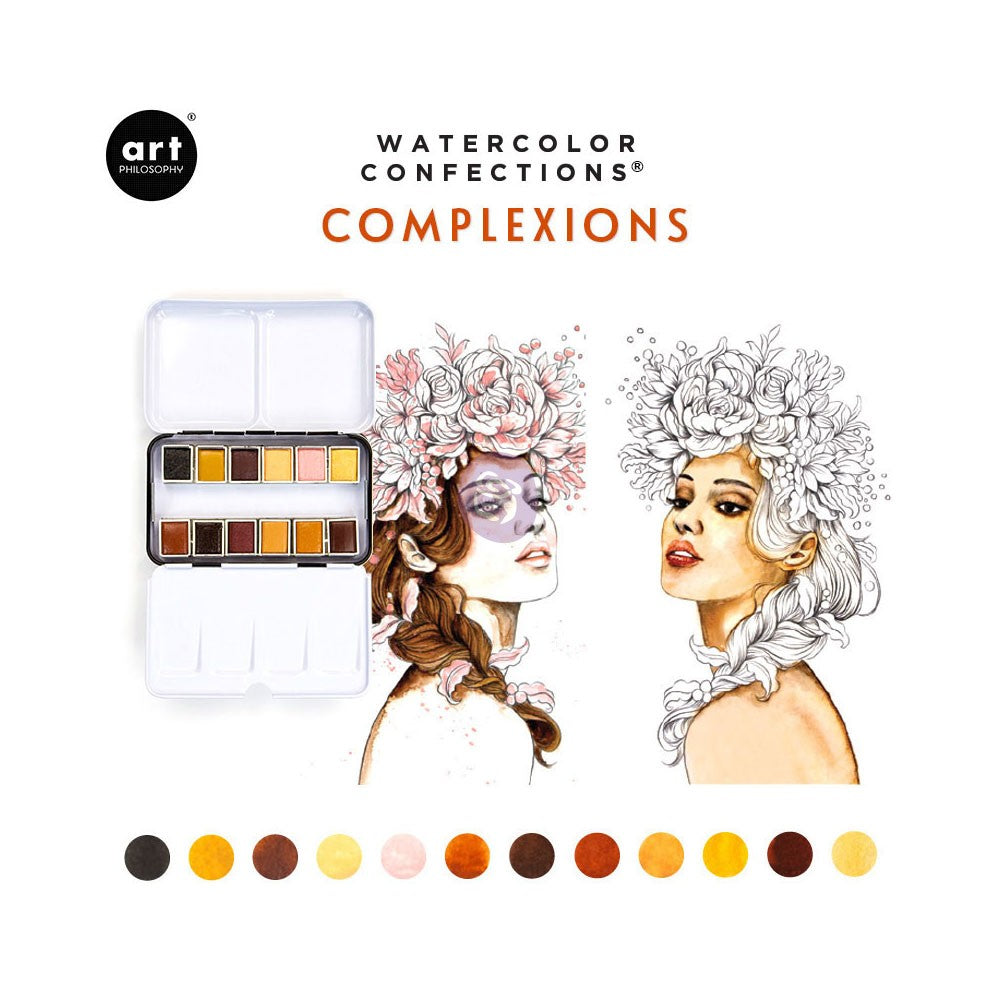 Art Philosophy Watercolor Confections Set: Complexions