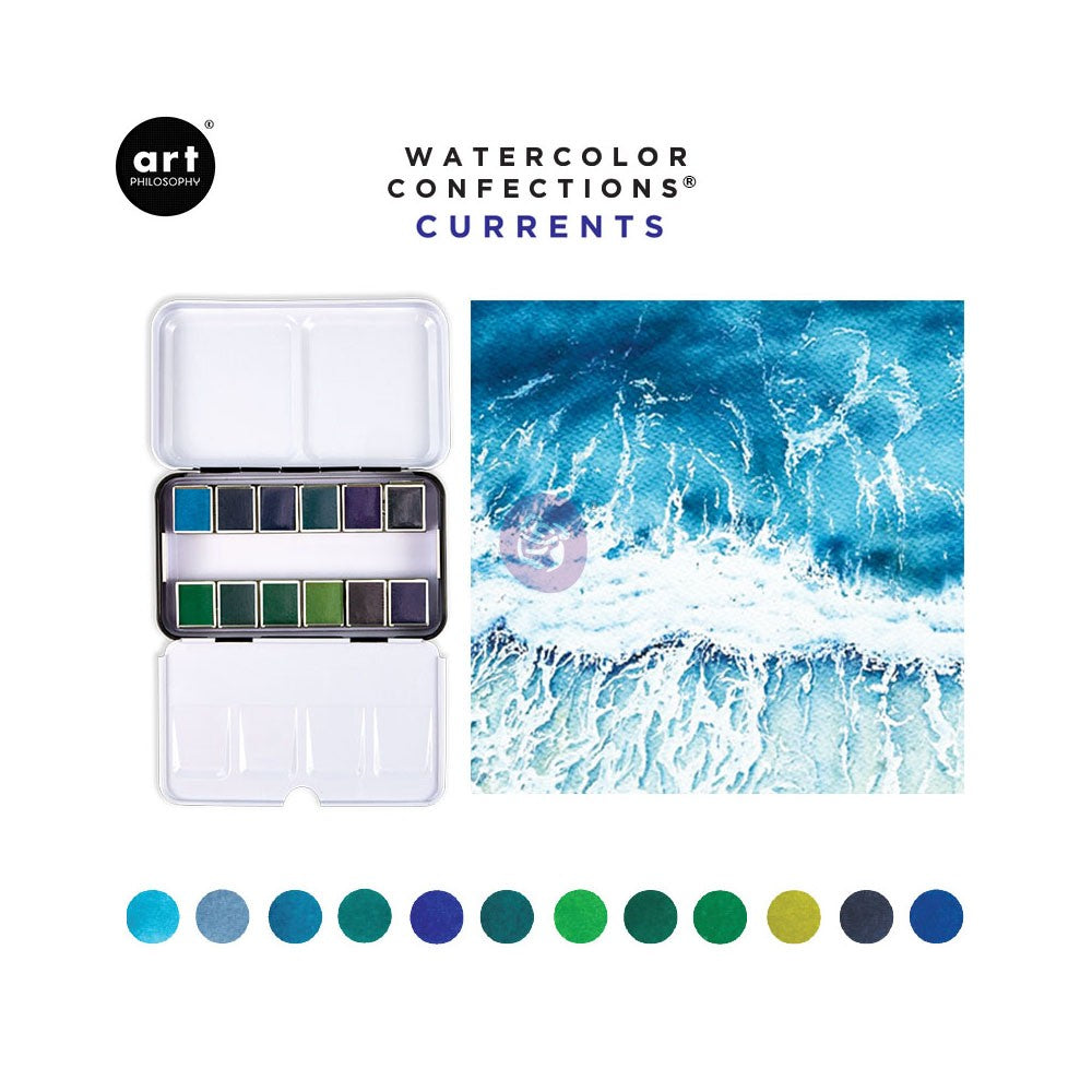 Art Philosophy Watercolor Confections Set: Currents