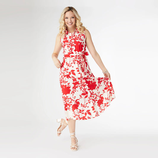 Francesca Floral Print Dress