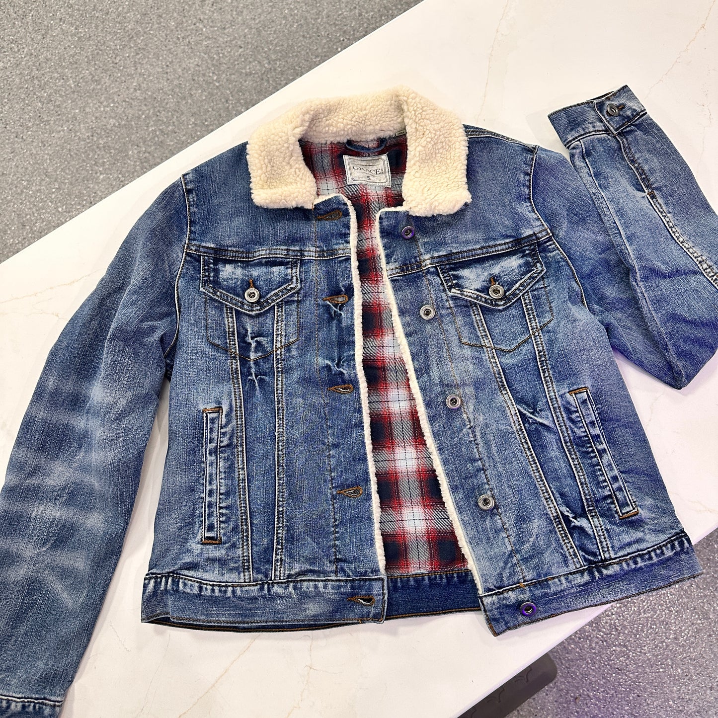 Flannel Lined Denim Jacket